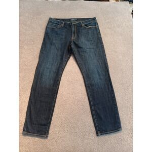 Lucky Brand Men's 1 Authentic Skinny Jeans Dark Wash W38 L32 Denim Pants